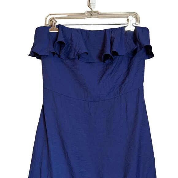 NWT! Line & Dot navy strapless dress. Size large - Picture 2 of 10